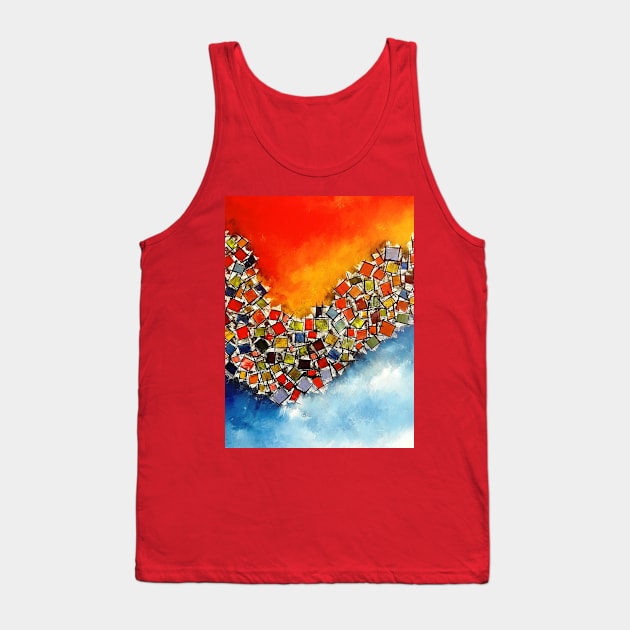 Abstract art Tank Top by TAMOH65